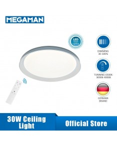 Megaman  "BALLAO" 30W Led Ceiling Light Fitting.(Remote Control)